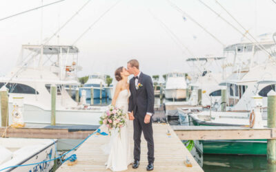 Elegant Marina Wedding in Manteo