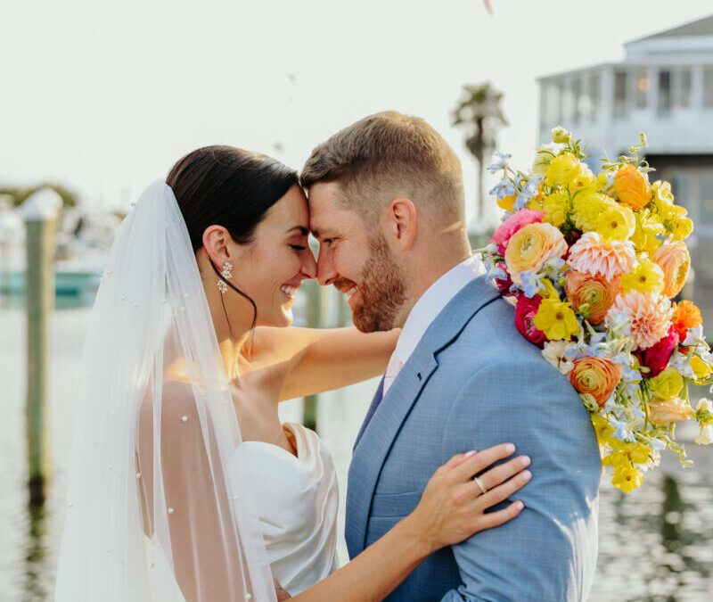 Lauren + Brady | Featured in Outer Banks Weddings Magazine